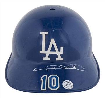 1999-2000 Gary Sheffield Game Used and Signed Los Angeles Dodgers Batting Helmet (JT Sports)